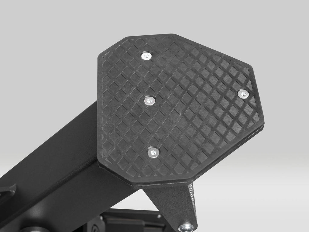 Non-slip rear foot plate of the LUXIAOJUN Adjustable Bench AB100-3 for floor stability