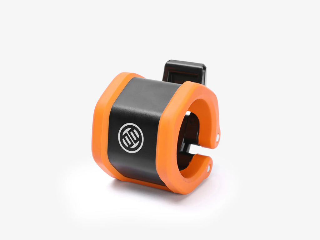 Orange Quick Release Barbell Collar Made From Nylon And TPR