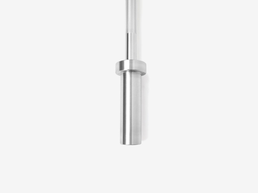 Top-down view of sleeve end on LUXIAOJUN 1.2M Straight Bar Hard Chrome