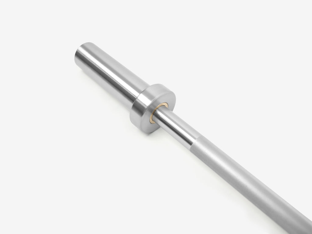 Close-up of sleeve and double bearing assembly on LUXIAOJUN 1.2M Straight Bar Hard Chrome