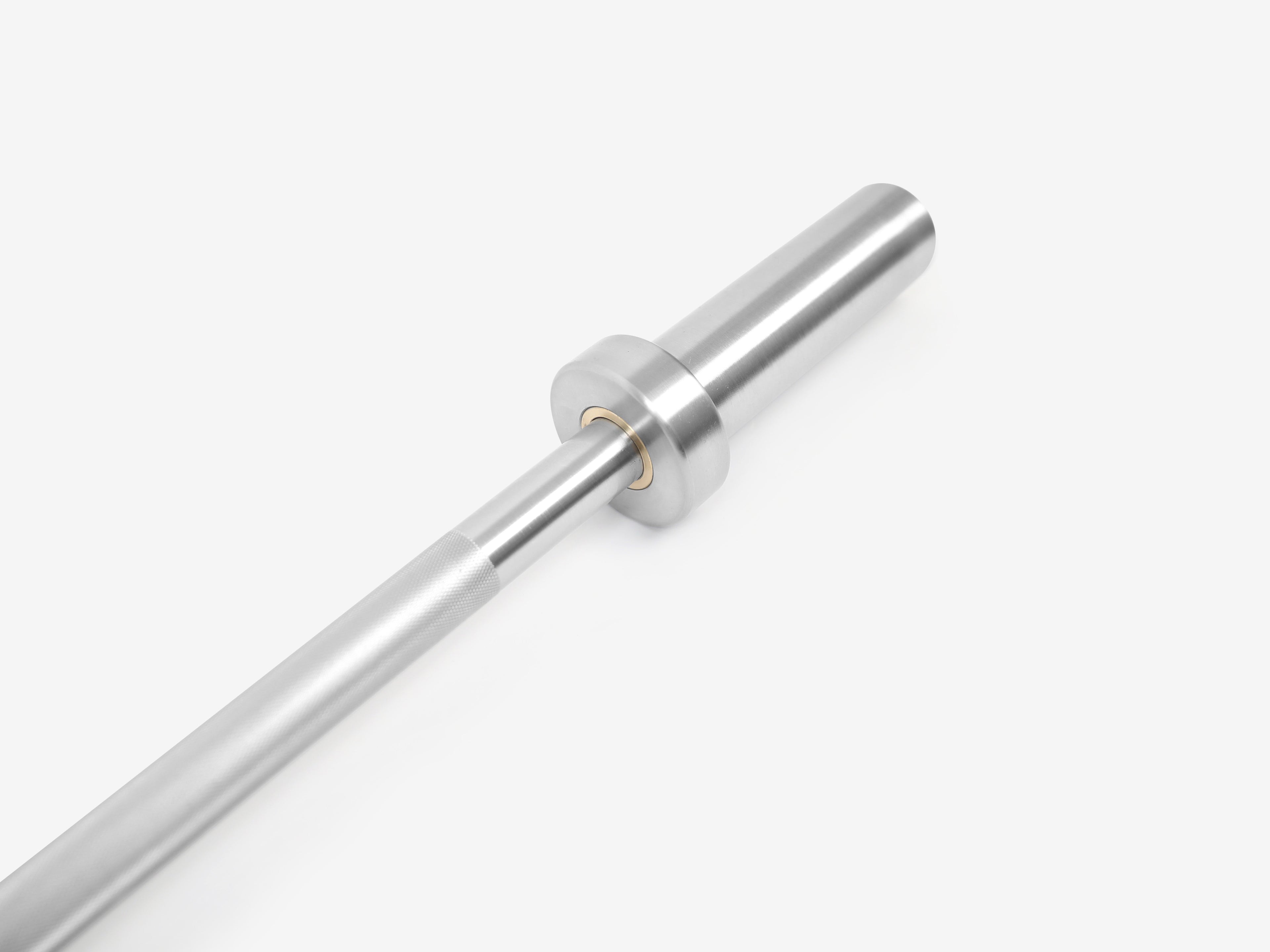 Close-up of snap-ring bearing mechanism on LUXIAOJUN 1.2M Straight Bar Hard Chrome