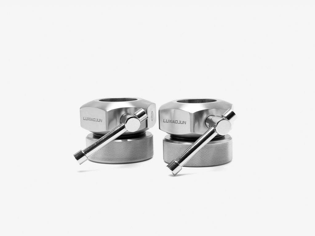 Set of two LUXIAOJUN Lever Lock Competition Barbell Collars